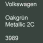 Preview: Volkswagen, Oakgrün Metallic 2C, 3989.